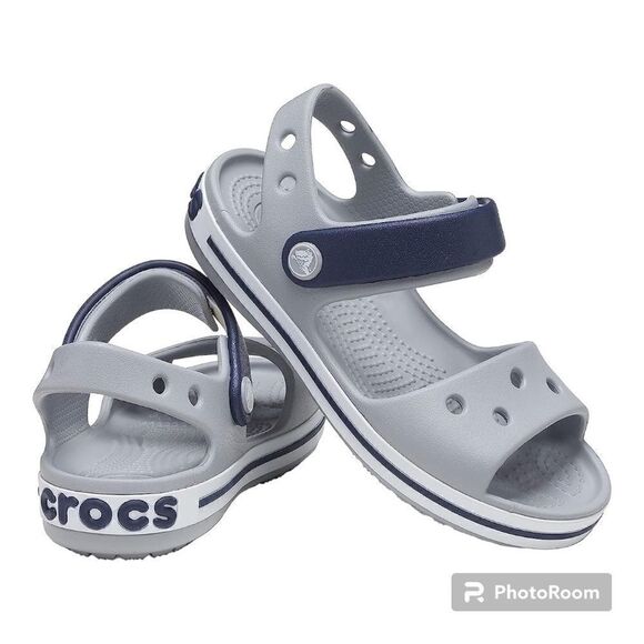 Crocs Girls/Boys Crocband Moulded Croslite Strap Fastening Sandal - Picture 4 of 6